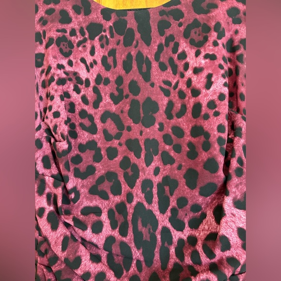 Dolce & Gabbana Animal Print Silk Sleeveless Dress, size 40 (US 4) - Picture 4 of 7